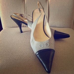 Ferragamo sling backs